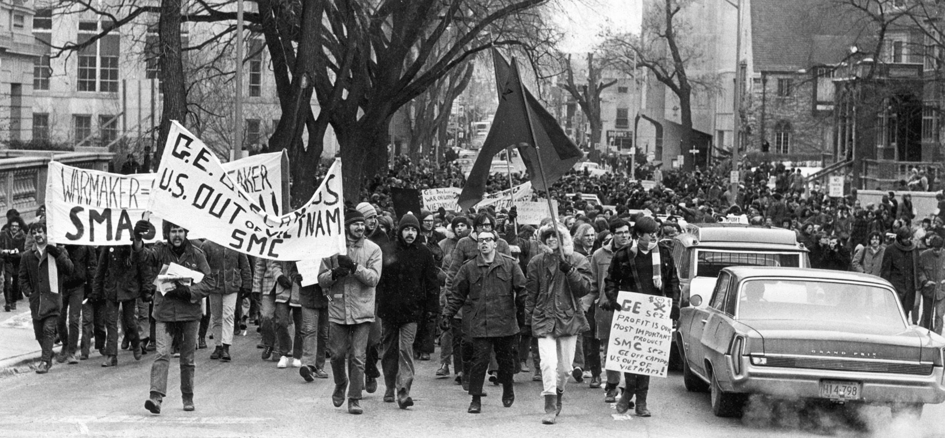 State Street protest march
